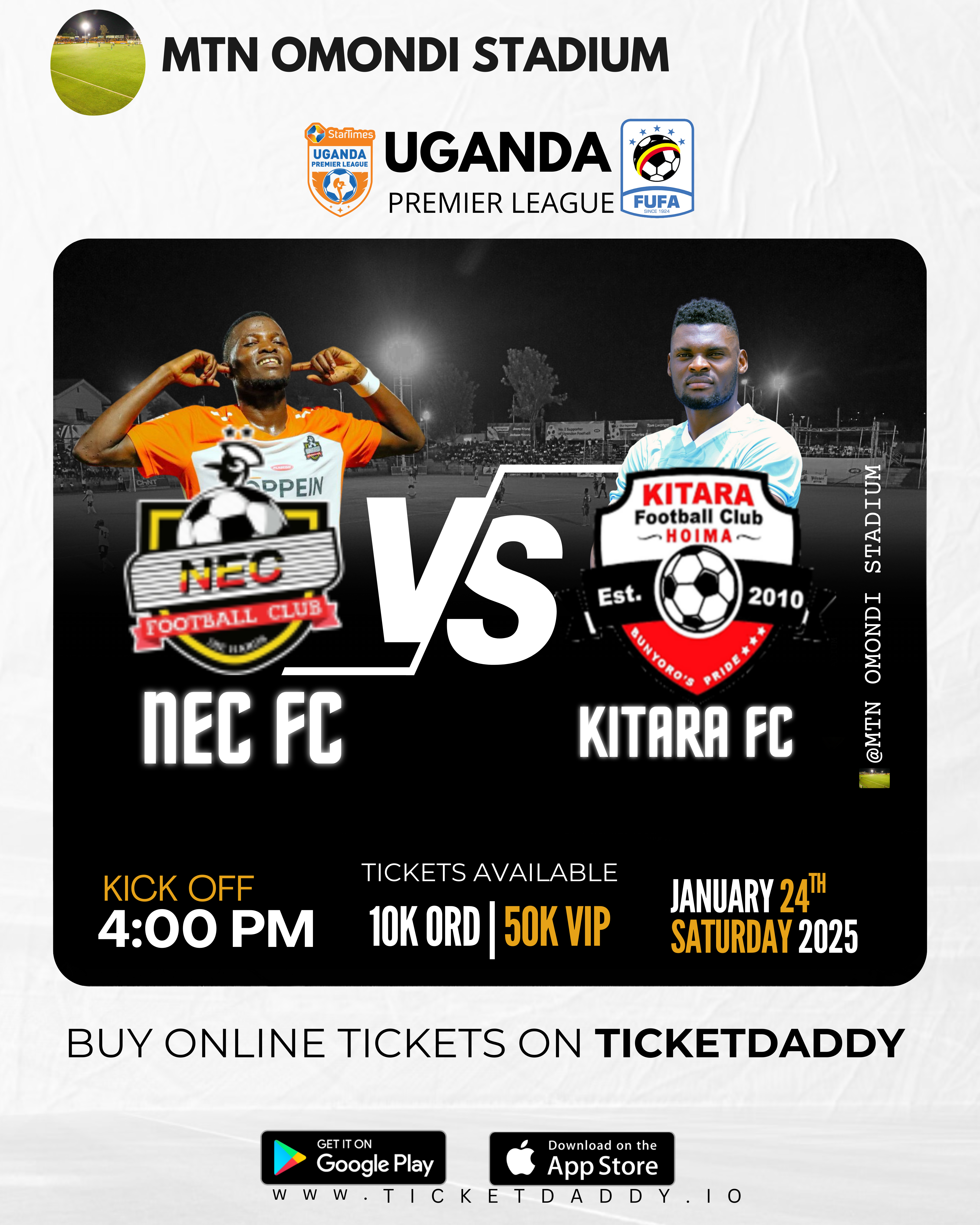 NEC FC VS KITARA FC